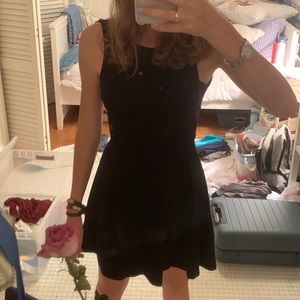Lulus Black Skater Dress XS